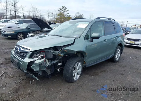 2016 Subaru Forester 2.5I Premium из США, поврежденный, VIN JF2SJADC1GH420072